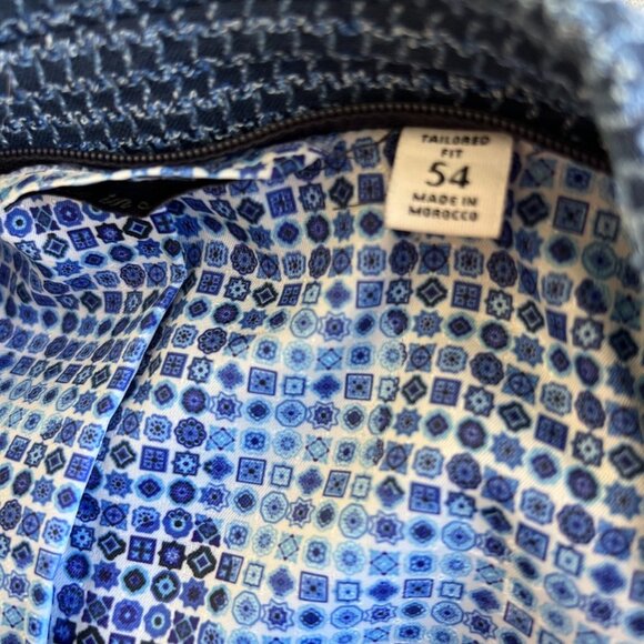 Robert Graham Blue Houndstooth Sport Coat - Picture 5 of 5